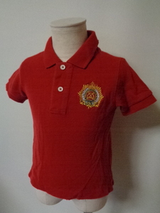  POLO RALPH LAUREN ポロラルフローレン サイズ80 キッズ 子供服 シャツ ポロシャツ　赤　バックプリント