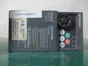 中古 MITSUBISHI FR-E720-0.4K 200V インバーター(LAER41205D017)