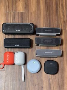 1円〜大量ポータブルスピーカー Bluetooth speaker BOSE SOUNDLINK MINI ボーズ SoundLink MICRO SONY GOOGLE 状態未確認 完全未確認