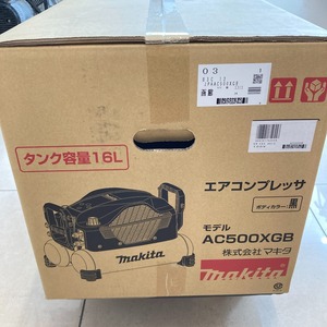 ＊＊ MAKITA マキタ エアコンプレッサー 16L（高圧2口・常圧2口） AC500XGB ブラック 未使用