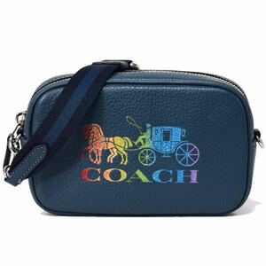 ★新品★正規品★COACH(コーチ)/3WAY/ペプルレザー/ショルダーバッグ/ウエストバッグ/クラッチバッグ/レインボー