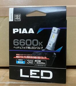 1000円スタート　PIAA ヘッド&フォグ用LEDバルブ HB3/4 6600K 「LEH171」