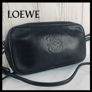 ◆美品◆ LOEWE ロエベ ヘリテージ アナグラム ショルダーバッグ レザー