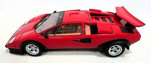 ■KYOSHO 京商 1/18 ランボルギーニ カウンタック ウォルター・ウルフ レッド (KS08320A2) Lamborghini Countach Walter Wolf ミニカー