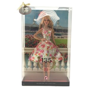 【希少 未開封品】MATTEL Barbie 50th Anniversary 2009 135th Kentucky Derby Americas race Pink Label 50th バービー 人形 P4755 F607