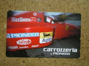 a2604・パイオニア　フェラーリ　 F1　テレカ
