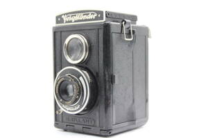 【訳あり品】 フォクトレンダー Voigtlander Brillant Voigtar 7.5cm F7.7 二眼カメラ s3050