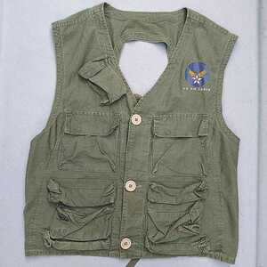 CAMCO ミリタリーベスト C-1ベスト Large ヴィンテージ カムコ USA military vest アウトドア、キャンプ等にも！