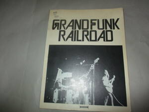 楽譜　グランド・ファンク・レイルロード　Grand Funk Railroad　GFR　日本音楽出版