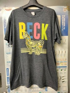 BECK　ベック　Tシャツ　メキシコ製　フニャフニャ　フェード感　黒　褪せたブラック