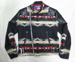 JUNYA WATANABE MAN × PENDLETON ペンドルトン　ジュンヤワタナベ ライダース ネイティブ ジャケット M 実寸 L ～ XL コムデギャルソン