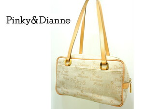 ■ピンキー&ダイアン PINKY&DIANNE 総柄 美品 ハンドバッグ