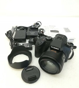 M6haci0336/Panasonic LUMIX デジタル一眼レフカメラ DMC-FZ1000 取扱説明書 付属品など 現状品