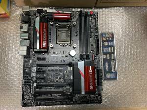 ★中古品 BIOS確認 GIGABYTE GA-Z87X-UD4H LGA1150マザーボード IOパネル付属 ★