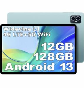 2A07b2M Android タブレット、Headwolf WPad3 10インチ wi-fiモデル、12GB+128GBメモリ、512GB拡張可能、8コアCPU カラーブルー
