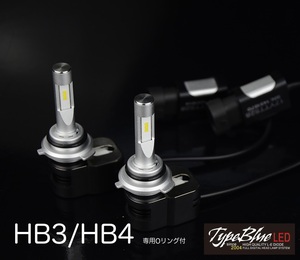 ミツビシランサーエボリューションX CZ4A用 HB3スマートLEDキット 2灯1セットTypeBlue 30W 3000K イエロー