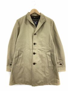 luxury fabric 綿混 ナイロン混 ウール混 コート sizeS/ゴールド ◆■ ☆ djb0 メンズ