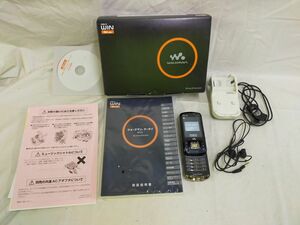 FG830 au　W42S CDMA 2006年製 初期化済 ソニー ウォークマン携帯 ガラケー 外箱、説明書、付属品あり