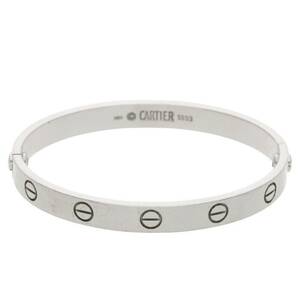 カルティエ Cartier LOVE BRACELET/旧型ラブブレス サイズ:16 18KWGブレスレット 中古 SS13