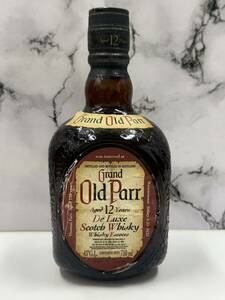 〇Grand Old Parr オールド・パー De Luxe デラックス スコッチウイスキー 12年 未開栓 古酒〇