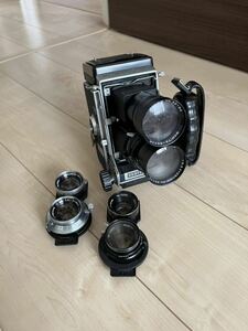 【ジャンク】マミヤ　2眼レフカメラ　MAMIYA C33 Professional 250mm 105mm 80mm レンズ