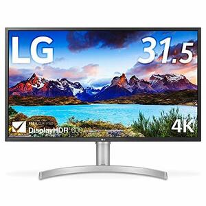 【中古】LG モニター ディスプレイ 32UL750-W 31.5インチ/4K/DisplayHDR600/VA非光沢/USB Type-C、DP、HDMI×2/スピーカー/FreeSync/高さ調