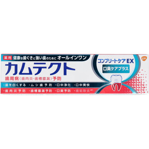 まとめ得 薬用カムテクト コンプリートケアEX 口臭ケアプラス 薬用ハミガキ 105g x [6個] /k