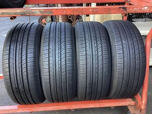 225/55R17 97W 4本 ヨコハマ アドバン デシベル V552 2022年 中古　(101607K1604) ADVAN dB 静音 高級 プレミアム レグノ ビューロ