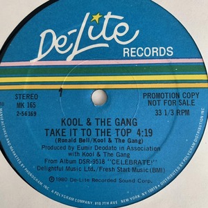 ◆ Kool & The Gang - Take It To The Top ◆12inch US盤 Promo サーファー系DISCOヒット!!