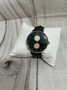 ポールスミス 腕時計 メンズ トラックデザイン クロノグラフ　ブラック　黒　丸　時計 