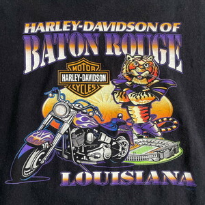 ビッグサイズ 00年代 Harley-Davidson ハーレーダビッドソン BATON ROUGE LOUISIANA 両面プリント Tシャツ メンズ2XL相当