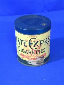 レB636ア☆【たばこ パッケージ】 STATE EXPRESS 煙草 タバコ シガレット 缶 空缶 イングランド製 ヴィンテージ レトロ
