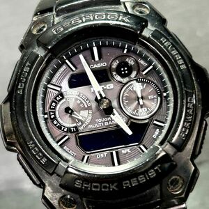 CASIO カシオ G-SHOCK ジーショック MT-G MTG-1500B-1A1 腕時計 タフソーラー 電波ソーラー アナデジ ブラック 多機能 ステンレススチール