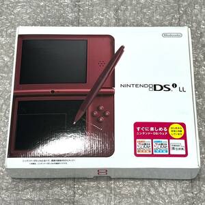 〈ほぼ未使用・本体極美品・画面ヤケなし・動作確認済み〉NDS ニンテンドーDSiLL 本体 ワインレッド UTL-001 NINTENDO DS XL