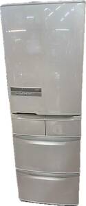 送料無料g30376 日立 5ドア 　ノンフロン冷凍冷蔵庫 R-S42BM 大容量415L 自動製氷機 冷却期間モード 製氷お掃除機能 