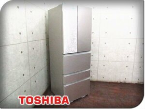 ■TOSHIBA■東芝ノンフロン冷凍冷蔵庫■VEGETA■462L■ジャンク■VEGETA■FHシリーズ/観音開き/2023年製/GR-V460FH(EC)/17万/kdnn2225m