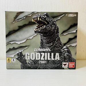 占2【80】1円～ バンダイ 魂ウェブ商店 S.H.MonsterArts ゴジラ 2001 モンスターアーツ GODZILLA フィギュア