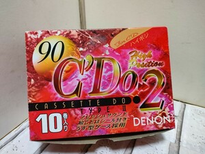 大好評、早い者勝ち！希少、化粧箱未開封デッドストック品！DENONハイポジションカセット90分　１０本パック C