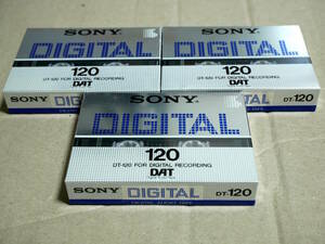 ★☆新品・未開封☆★DATテープ SONY DT-120R 120分用3本セット☆★
