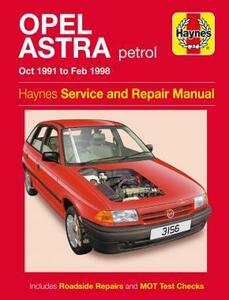 Opel（オペル）アストラ 1991-1998年 英語版 整備解説書