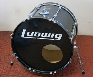 03K006 引き取り推奨[北海道白老町] レトロ Ludwig ラディック ROCKER バスドラム 中古 イタミ 現状 売り切り