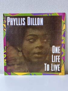 JAMAICA盤 PHYLLIS DILLON 「One Life To Live 」フィリス・ディロン LP Treasure IsIe ロックステディ Marlena Shaw Carpenters レコード