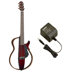 ヤマハ YAMAHA SLG200S CRB サイレントギター スチール弦モデル PA-3C 電源アダプター付き