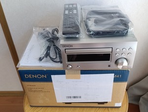 ♪♪♪ DENON/デノン RCD-M41 ディスクリートアンプ搭載Bluetooth・ワイドFM対応CDレシーバー 元箱付 ♪♪♪