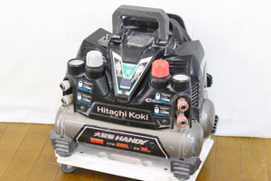 【ト石】 Hitachi koki 日立工機 高圧エアコンプレッサー EC1245H2 エア量：360L 軽量 13kg ECZ01EWH14