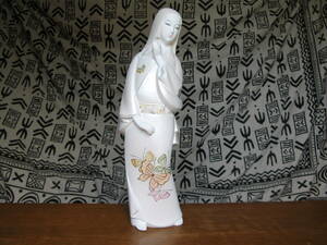 博多人形　　ものすごい美人　高さ約４０センチ　昭和レトロ 一部汚れあり (s210)