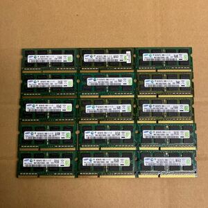 K110 SAMSUNG ノートPCメモリ 4GB 2Rx8 PC3-12800S 15 枚