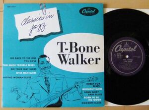 国内 10インチ BLUES LP ■T-Bone Walker / Classics In Jazz [ 東芝EMI BRP-6001 ] Promo　特典盤