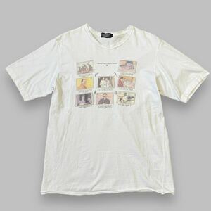 希少！ AFFA アンダーカバー UNDERCOVER アート メッセージ プリント Tシャツ L 白 JONIO 高橋盾 藤原ヒロシ アナーキー グッドイナフ 