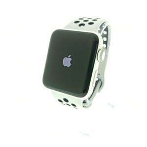Apple Watch アップルウォッチ シリーズ3 GPSモデル 42mm シルバー ナイキ アルミニウム ウェアラブル端末 スマートウォッチ 中古